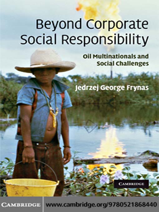 Title details for Beyond Corporate Social Responsibility by Jedrzej George Frynas - Available